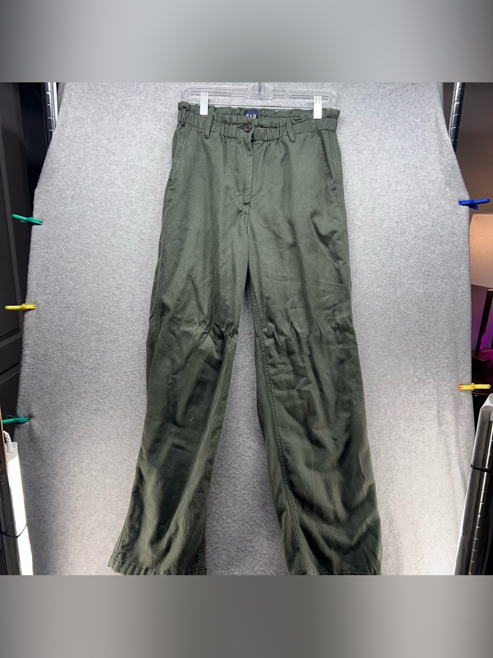 GAP Women's Olive Green Boyfriend Jeans